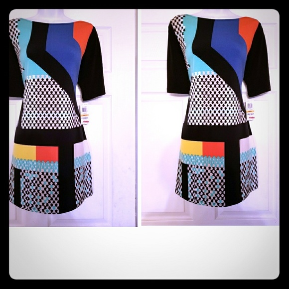 Style & Co. Tops - Beautiful multi colored jersey knit tunic top